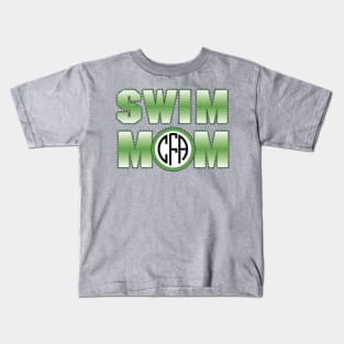 CFA Swim Mom - Delta State Colors Kids T-Shirt